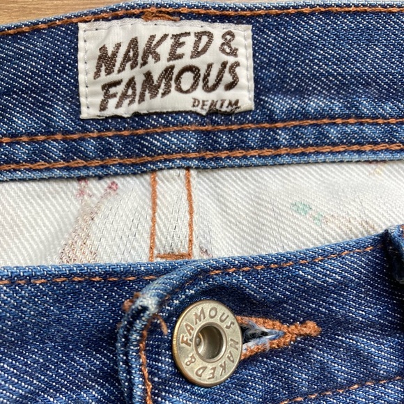 Naked & Famous Canadian Made in Japan Blue Jean Denim - Picture 3 of 6